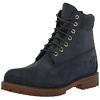 Timberland Men's Heritage 6 Inch Lace Up Waterproof Boot, Blue, 7.5
