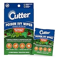 Poison Ivy Wipes, On-the-Go Cleansing for Poison Ivy, Oak & Sumac, 12 Wipes Poison Ivy Wipes, On-the-Go Cleansing for Poison Ivy, Oak & Sumac, 12 Wipes