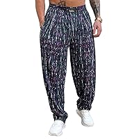 Crazee Wear Loose Fit Baggy Workout Gym Sweat Pants with Two Front Pockets