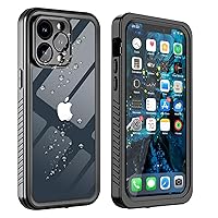 for iPhone 15 Pro Max Case Waterproof, Built-in Screen Protector Full Sealed Cover, Shockproof IP68 Waterproof Clear Case for iPhone 15 Pro Max 6.7 inch