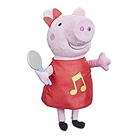 Peppa Pig Toys Oink-Along Songs Peppa, Singing Plush Doll, Preschool Toys for 3 Year Old Girls and Boys and Up