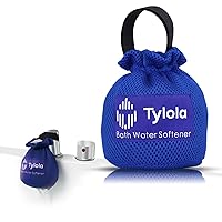 Showers-Hard Water Filter for Bathtub Faucet Spout.Portable Water Softener Removes Heavy Metals Ions-Iron, Lead,Scale.Relieves Dry, Itchy Skin, Eczema and Itchy Scalp.Tylola Bath Tech 2000