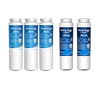 Waterdrop MSWF Refrigerator Water Filter, Replacement for GE® MSWF, 101820A, 101821B, RWF1500A, Pack of 5