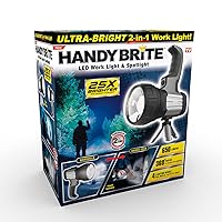 Handy Brite 2-in-1 Handheld + Hands-Free LED Work Light & Spotlight with Tripod