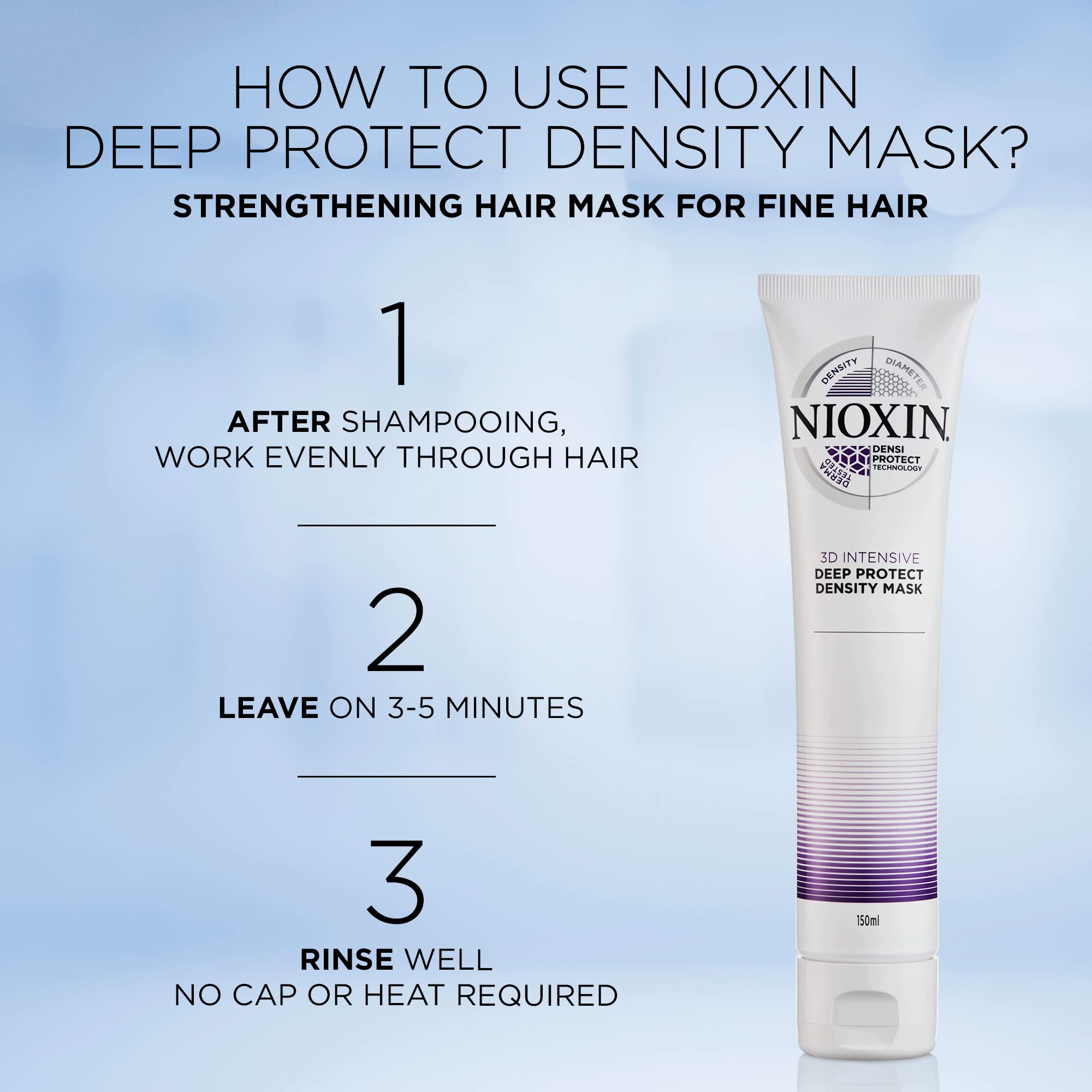 Nioxin Deep Protect Density Mask, Damaged and Thinning Hair, 5.07 oz