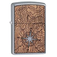 ZIPPO 49055 - Woodchuck - Compass - Refillable Windproof Lighter in Quality Gift Box
