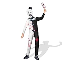 Terrifier Costume for Kids Halloween Party One-piece Suit for Boys Cosplay Outfits with Head Masks 5-12 Years