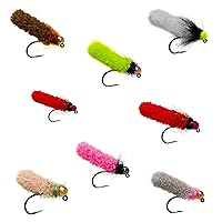 12 / 24Pack All-Time Favorites Dry Fly, Wet Fly and Nymph Fly Lure Assotment for Trout Fly Fishing