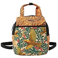 Shabon B-7223LAAW LACE BIRD Women's 3-Way Backpack, B5 Size, Washable