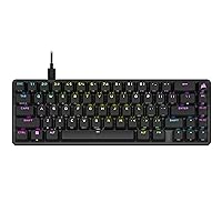 Corsair K65 PRO Mini RGB 65% Optical-Mechanical Wired Gaming Keyboard - OPX Switches - PBT Double-Shot Keycaps - iCUE Compatible - QWERTY NA Layout - Black