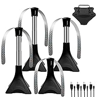 4 PCS Fly Fans for Tables,Fly Fan for Outdoor Tables with USB or Batteries Powered,Fly Repellent Fan with soft Blades,Food Fans to Keep Flies Away for Indoor Outdoor Party BBQ Home Picnics