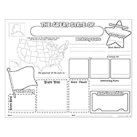 Cyo All About My State Poster - 30 Pieces - Educational And Learning Activities For Kids