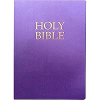 KJVER Holy Bible, Large Print, Royal Purple Ultrasoft: (King James Version Easy Read, Red Letter) (King James Version Easy Read Bible) KJVER Holy Bible, Large Print, Royal Purple Ultrasoft: (King James Version Easy Read, Red Letter) (King James Version Easy Read Bible) Bonded Leather