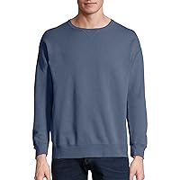 Hanes Originals Fleece, Garment Dyed Pullover, Crewneck Sweatshirts for Men