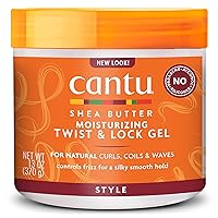 Moisturizing Twist & Lock Gel with Shea Butter for Natural Hair, 13 oz (Packaging May Vary)