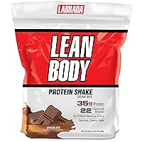 Nutrition Lean Body Hi-Protein Meal Replacement Shake, Chocolate, 2.47 Pound Tub(Pack of 1)