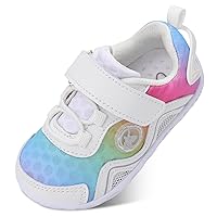 LeIsfIt Toddler Shoes Boys Girls Sneakers Kids Barefoot Walking Shoes Lightweight Mesh Tennis Shoes