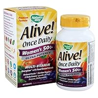 Alive! Once Daily Women's 50 Plus Ultra Potency - 60 Tablets