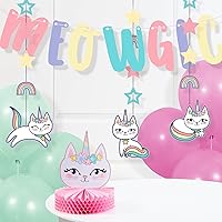 Caticorn Party Decorations Kit