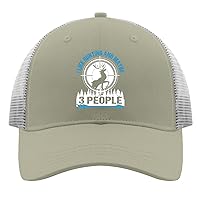 i Like Hunting and Maybe 3 People Cap Runners hat Apricot Mens Baseball Cap Gifts for Daughter Golf Caps