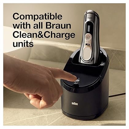 Braun Clean & Renew Refill Cartridges CCR, Replacement Shaver Cleaner Solution for Clean&Charge Cleaning System, Pack of 6