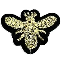 Kleenplus Mini Bee Cartoon Patch Embroidered Iron On Badge Sew On Patch Clothes Embroidery Applique Sticker Fabric Sewing Decorative Repair