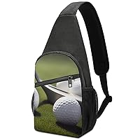 Chest Bag Sling Bag for Men Women Golf Sport Sling Backpack Lightweight Shoulder Bag for Travel