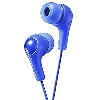 Gumy in Ear Earbud Headphones with Paper Package, Powerful Sound, Comfortable and Secure Fit, Silicone Ear Pieces S/M/L - HAFX7AN (Blue)