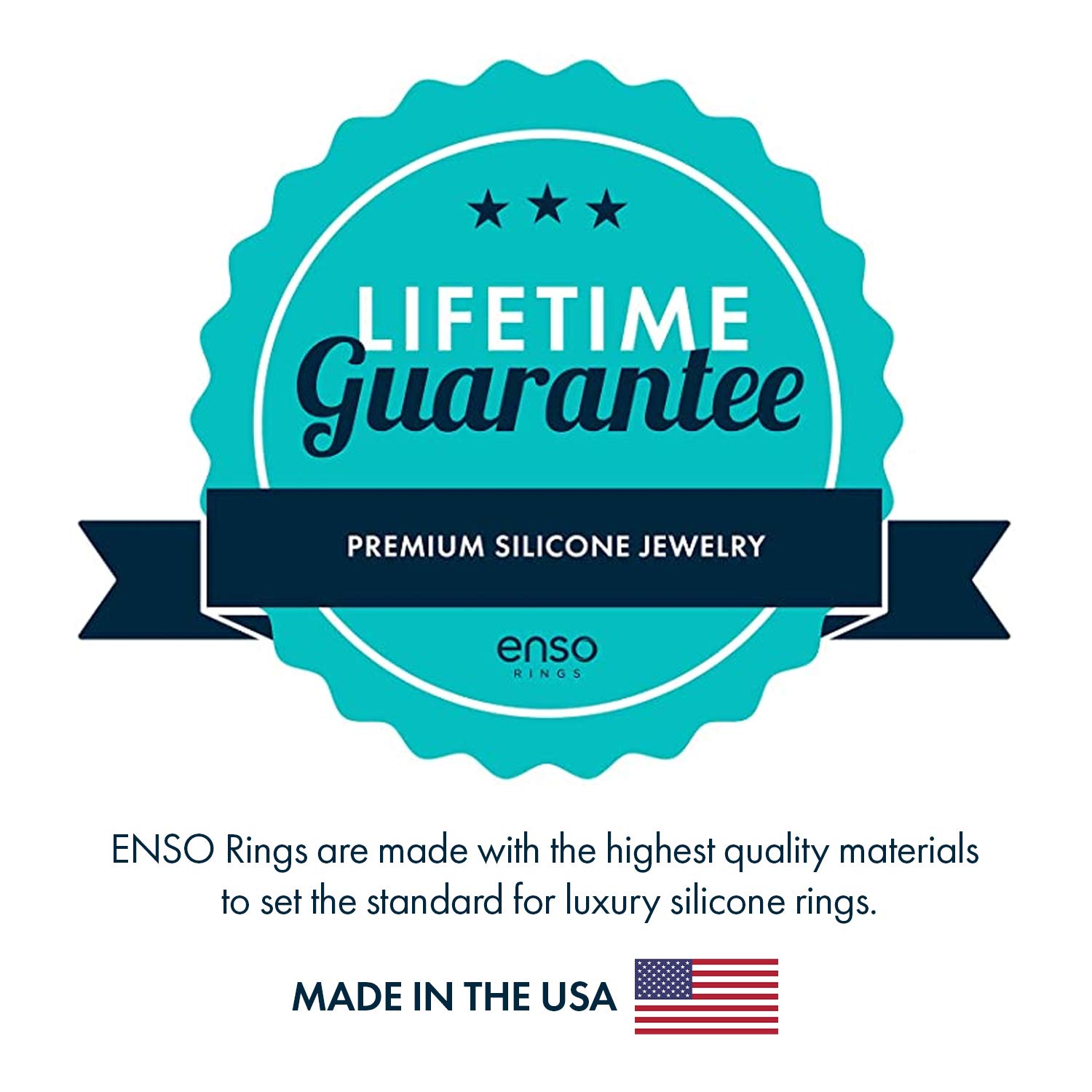 Enso Rings Thin Legend Silicone Ring | Made in The USA | Ultra Comfortable, Breathable, and Safe Silicone Ring