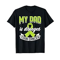 My Dad Is Stronger Than Cancer Lymphoma Support Awareness T-Shirt