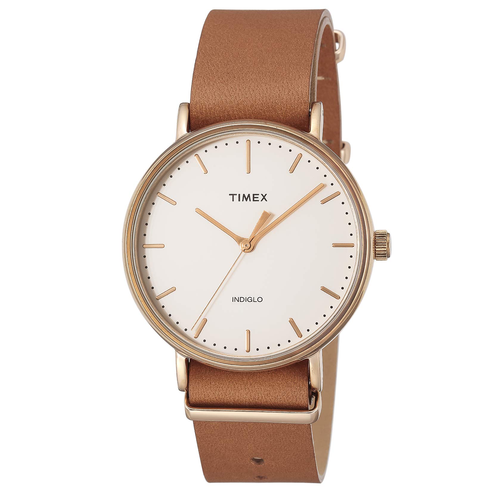 Mua Timex Weekender Fairfield Watch, white/brown, Watch Indiglo Night Light,  3 ATM Water Resistant trên Amazon Nhật chính hãng 2023 | Giaonhan247