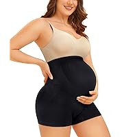 Maternity Shorts Shapewear Pregnancy Panties High Waist Maternity Underwear Over Bump for Dresses Baby Shower
