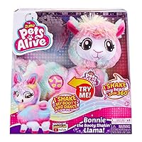 Pets Alive Rainbow Bonnie The Booty Shakin Llama Battery-Powered Dancing Robotic Toy by ZURU, 1 Count (Pack of 1)