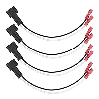 4Pcs Car Radio Speakers Harness Wire Wiring Cable with Adapter Connector Plug
