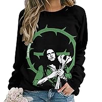 Women's Casual Sweatshirts Hoodie Long Sleeve Pullover Shirts Round Neck Sweaters