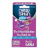 NEW-SKIN Kids Liquid Bandage Paint, Sting Free Waterproof Bandage for Scrapes and Minor Cuts, 0.3 Ounce (Packaging May Vary)