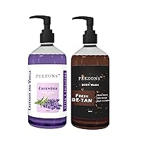 Combo Of Lavender And Fresh D-Tan Body Wash For Soft And Smooth Skin (300 ML) - PZ-22