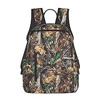 Cold Tree Camouflage Print Simple And Lightweight Leisure Backpack, Men'S And Women'S Fashionable Travel Backpack