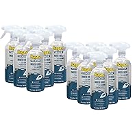 Spray Starch Smooth Finish (22 Oz, 12 Pack) Trigger Pump Liquid Starch for Ironing, Non-Aerosol Spray on Starch, No Flaking, Sticking or Clogging, Biodegradable Ingredients, Recyclable