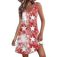 Today Deals Prime Long Casual Dresses for Women 2024 Fourth of July Womens Clothing Tank midi Dress for Women Casual Dresses for Women 2024 Trendy Boho Spring Dresses for