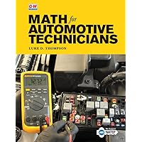 Math for Automotive Technicians Math for Automotive Technicians Paperback