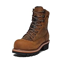 Timberland PRO Men's Evergreen 8 Inch Composite Safety Toe Waterproof Industrial Logger Work Boot