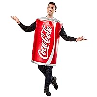 Rubie's Adult Coca Cola Can of Coke Costume Foam Tunic, As Shown, One Size