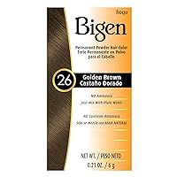 #26 Golden Brown Bigen Permanent Powder - 3 Pack