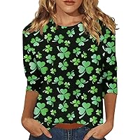Sparkly Tops for Women Hawaiian Shirts Women Workout Tops Womens Flannel Shirt Lace Tops for Women V Neck T Shirts Women Loose Fit Black Blouse Women's St Patrick's Day 7/4 Green 3XL