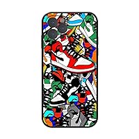 Compatible iPhone 14 Pro Case for for Cool Boys Teen Girls, Basketball Shoes Sneaker Cute Aesthetic Color Ways Soft TPU Cute Funny Glossy Cover Graphics Sports Design
