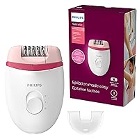 Philips Beauty Satinelle Essential Compact Hair Removal Epilator for Women, BRE235/04