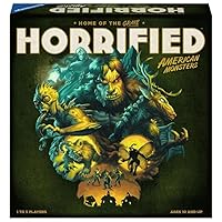 Ravensburger Horrified: American Monsters Strategy Board Game Kids and Adults Age 10 Years Up - 1 to 5 Players, Black
