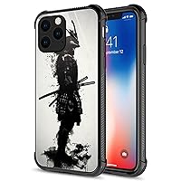 CARLOCA Compatible with iPhone 13 Pro Max Case,Japanese Samurai Graphic Design Shockproof Anti-Scratch Drop Protection Case for iPhone 13 Pro Max