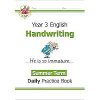 New KS2 Handwriting Daily Practice Book: Year 3 - Summer Term: superb for catch-up and learning at home (CGP KS2 English) New KS2 Handwriting Daily Practice Book: Year 3 - Summer Term: superb for catch-up and learning at home (CGP KS2 English) Paperback